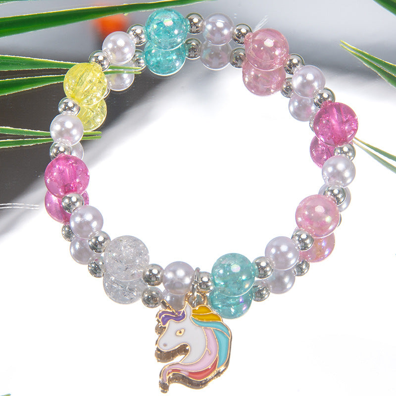 Children's Cartoon Alloy Little Handmade Dolphin Bracelet