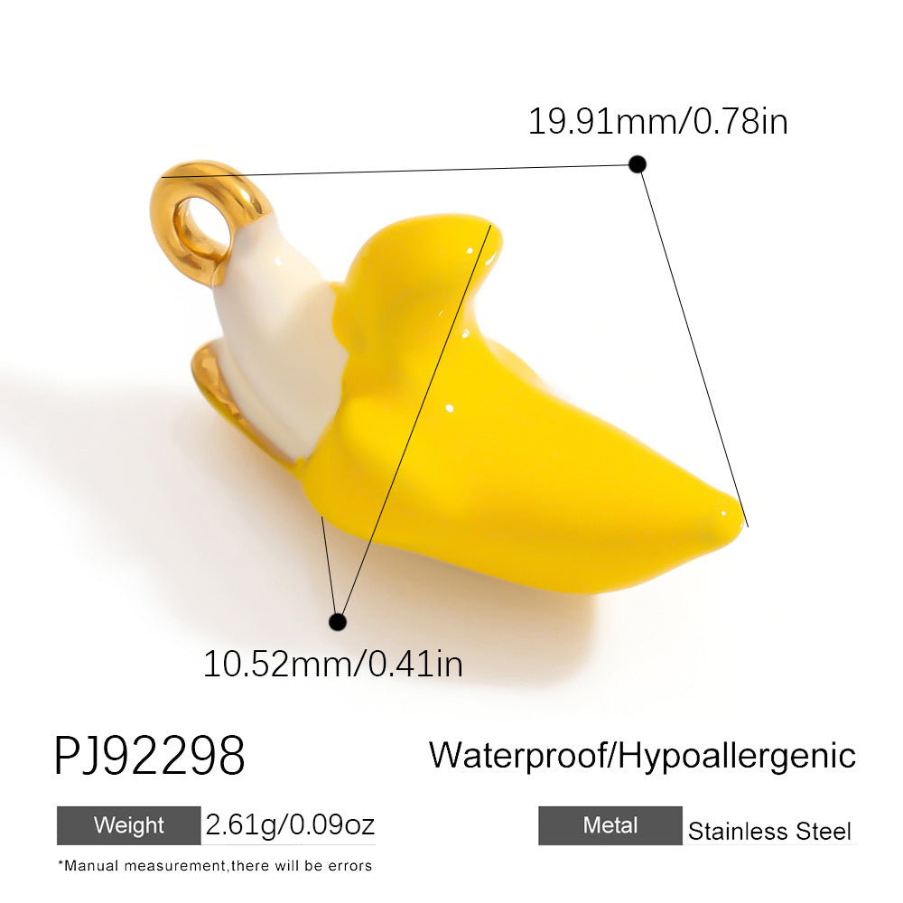 Mini Fruit Cartoon Pastoral Style Three-dimensional Jewelry Accessories