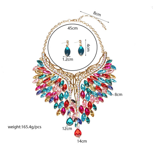 Women's Splendid Diamond Big Dress Banquet Fashion Earrings