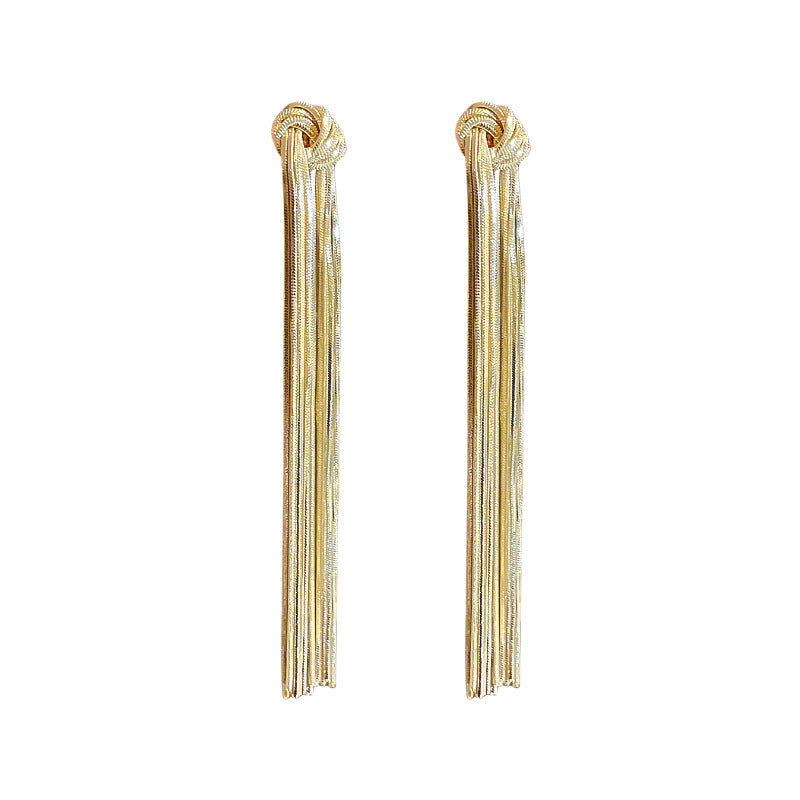 Women's Tassel Fashion Design Sense Long Eardrops Earrings