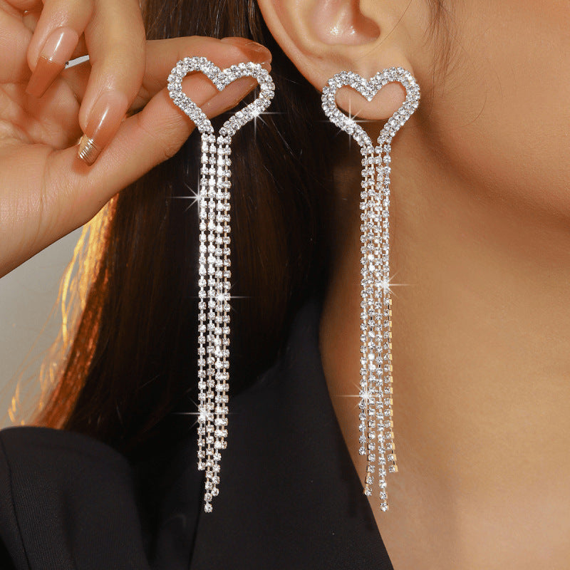 Long Fringe Female Temperament Sexy Light Luxury Ear Hook