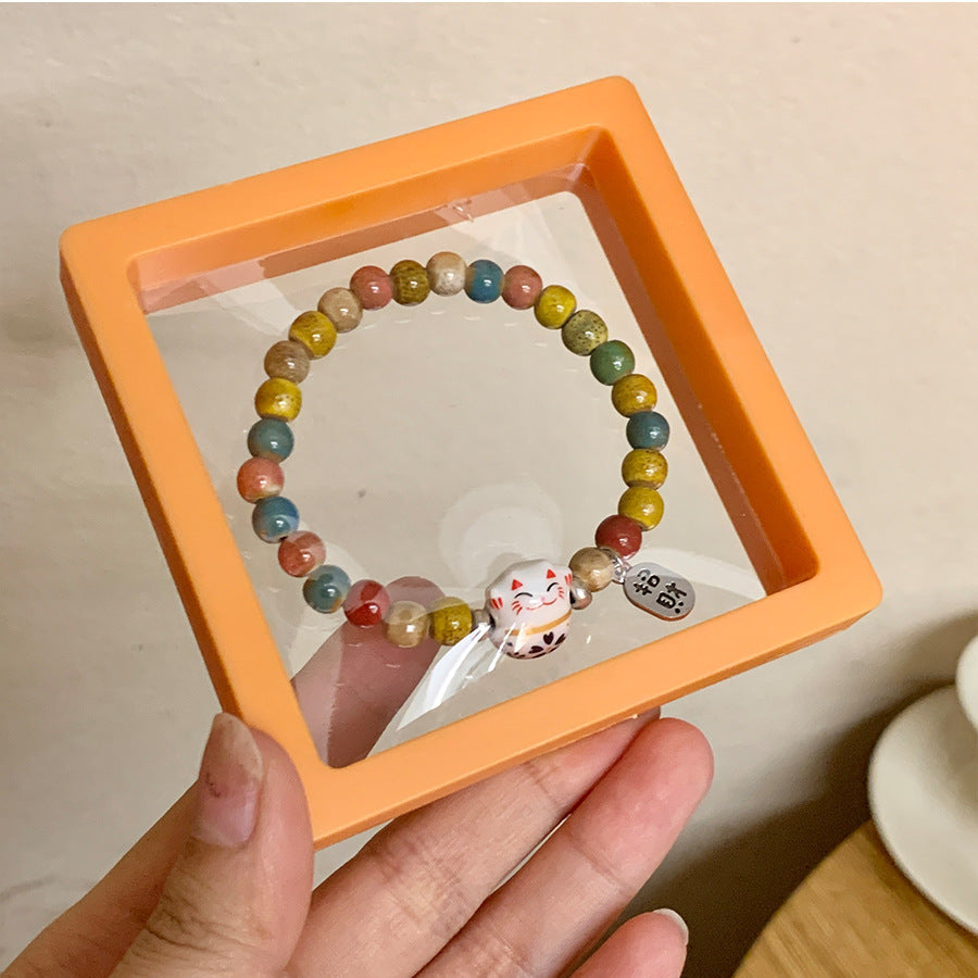 Niche Retro Chinese Beaded Handmade Stall Bracelets
