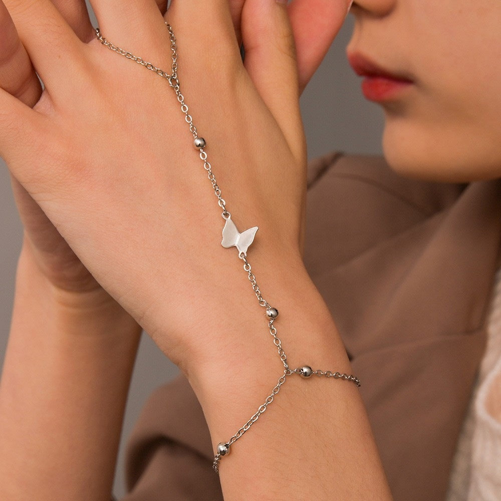 Fashion Simple Affordable Luxury Metal Finger Versatile Ladies Bracelets