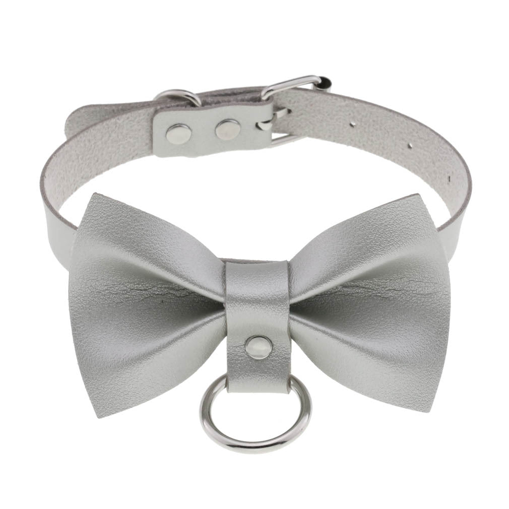 Punk Black Bowknot Neckband Graceful Fashionable Collar