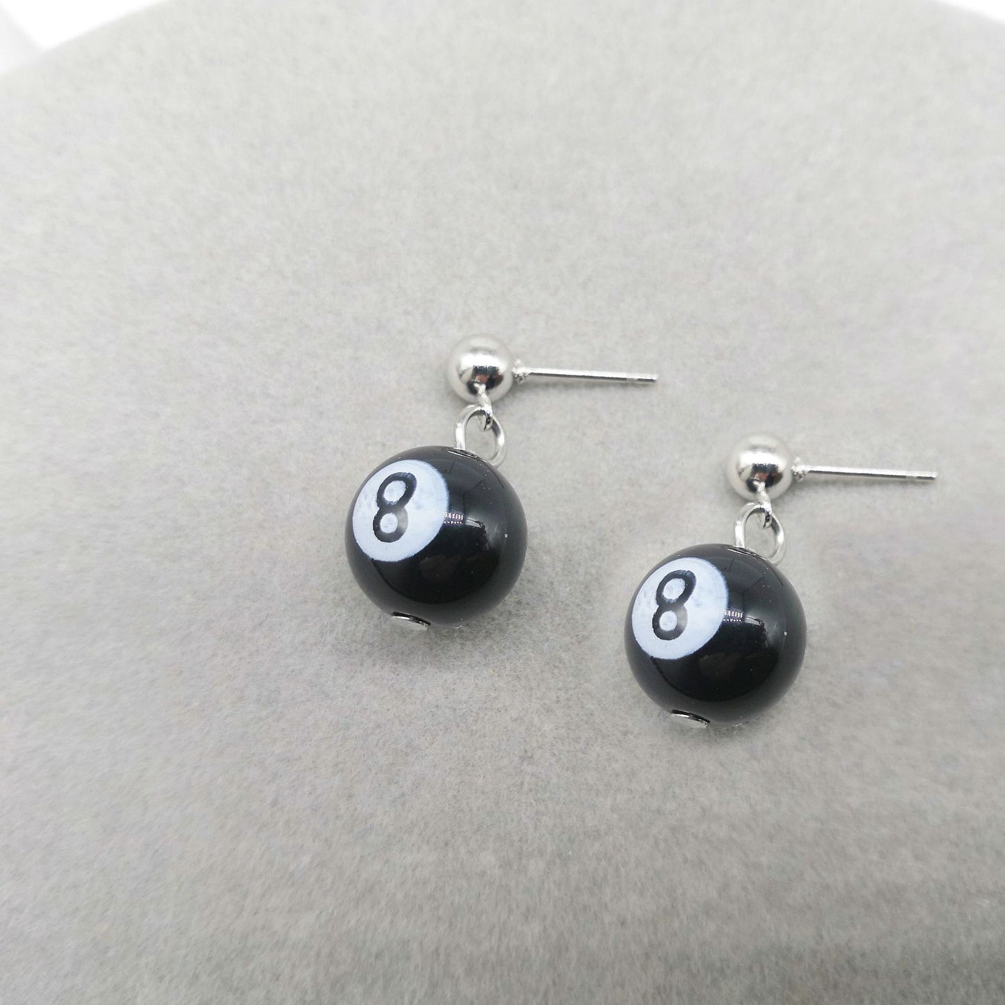 Comfortable Charming Punk Creative Black Dice Rings