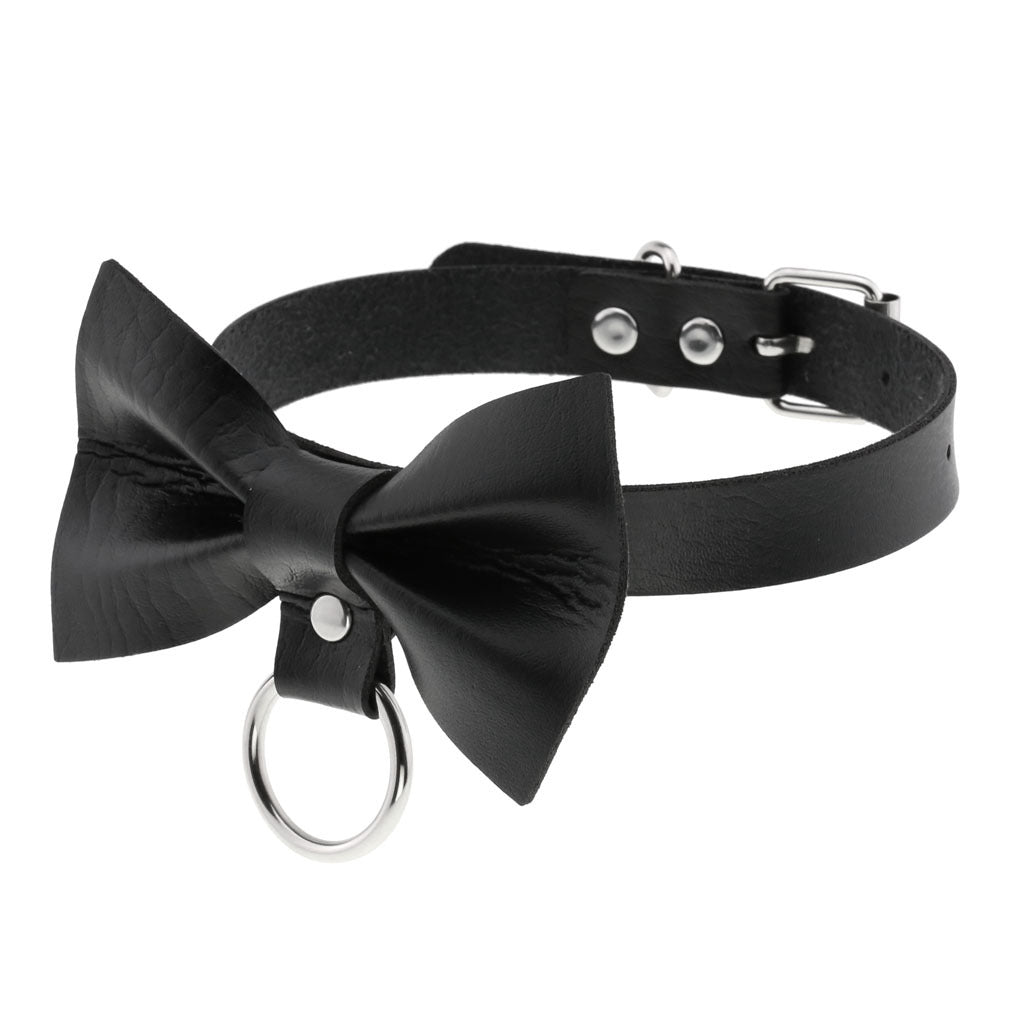 Punk Black Bowknot Neckband Graceful Fashionable Collar