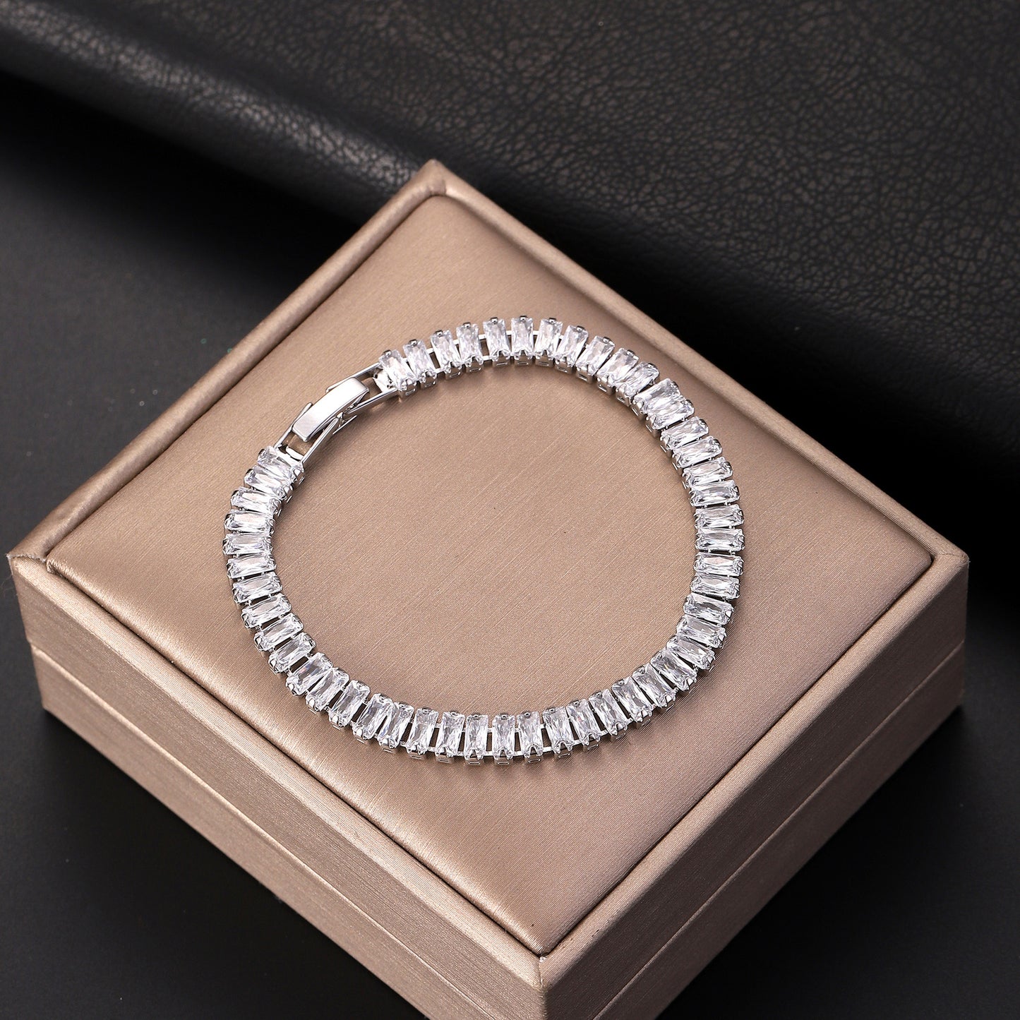 Women's & Men's Colorful Zircon Trendy Fashion Tennis Bracelets