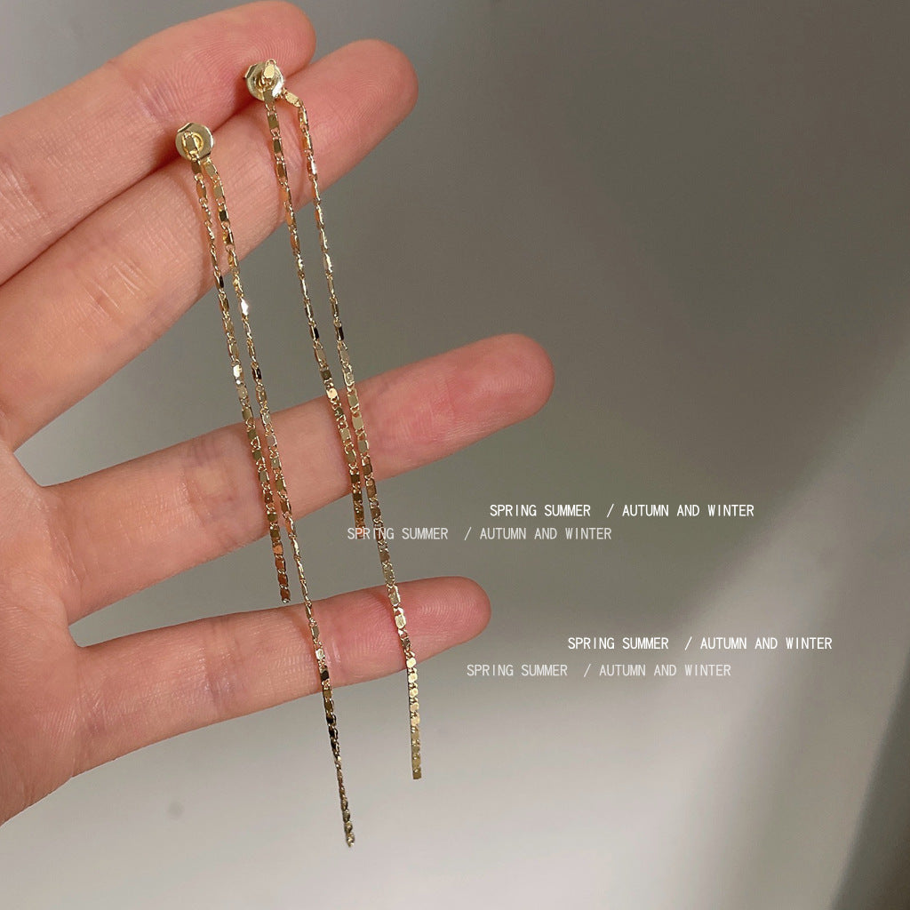 Bright Eyes Sier-plated Needle Plated Wind One Style For Earrings
