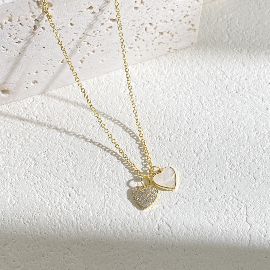 Double-sided Love Craft Stable Not Easy To Drop Stone Remove Jewelry Set