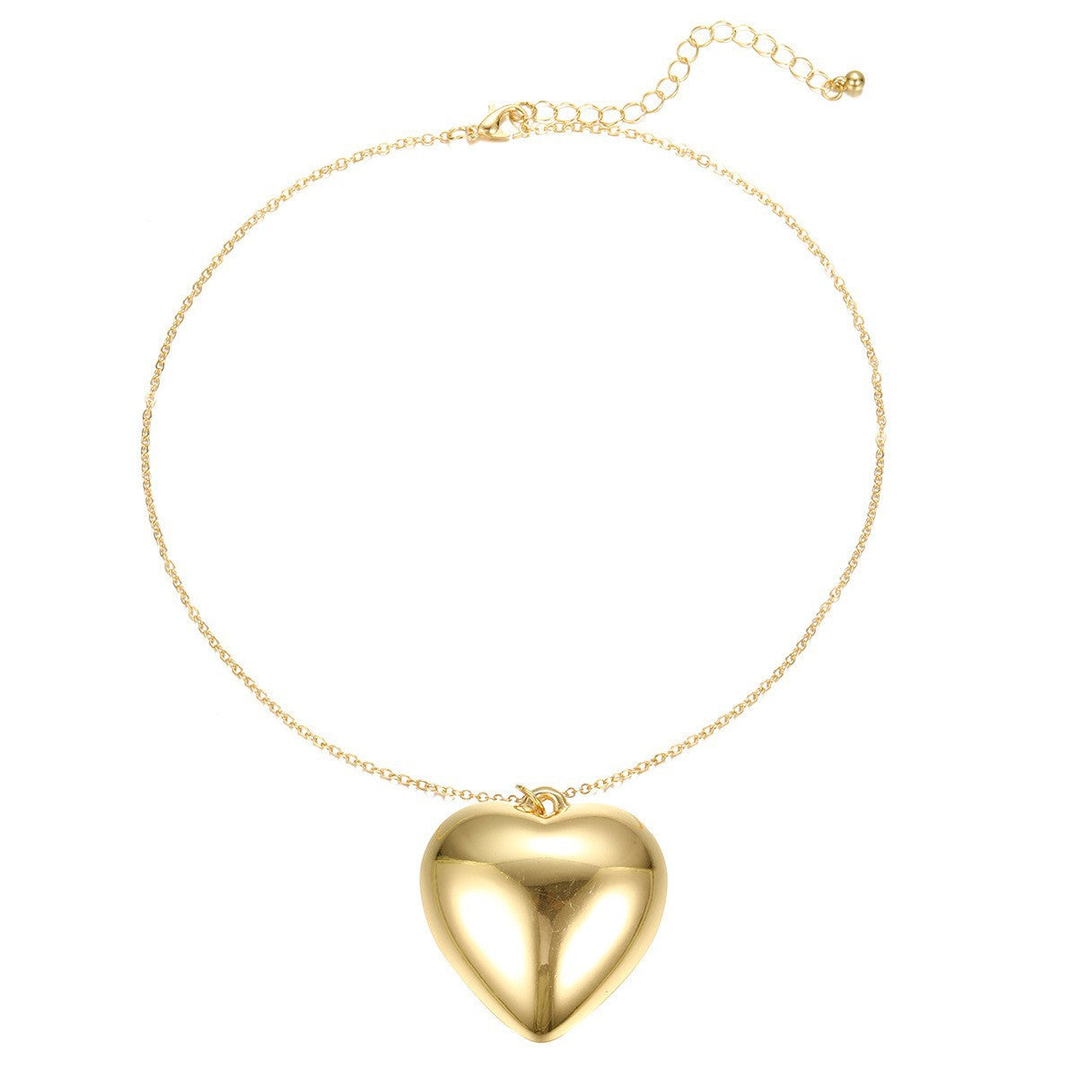 Exaggerated Pull Adjustable Rope Simple Personality Big Necklace