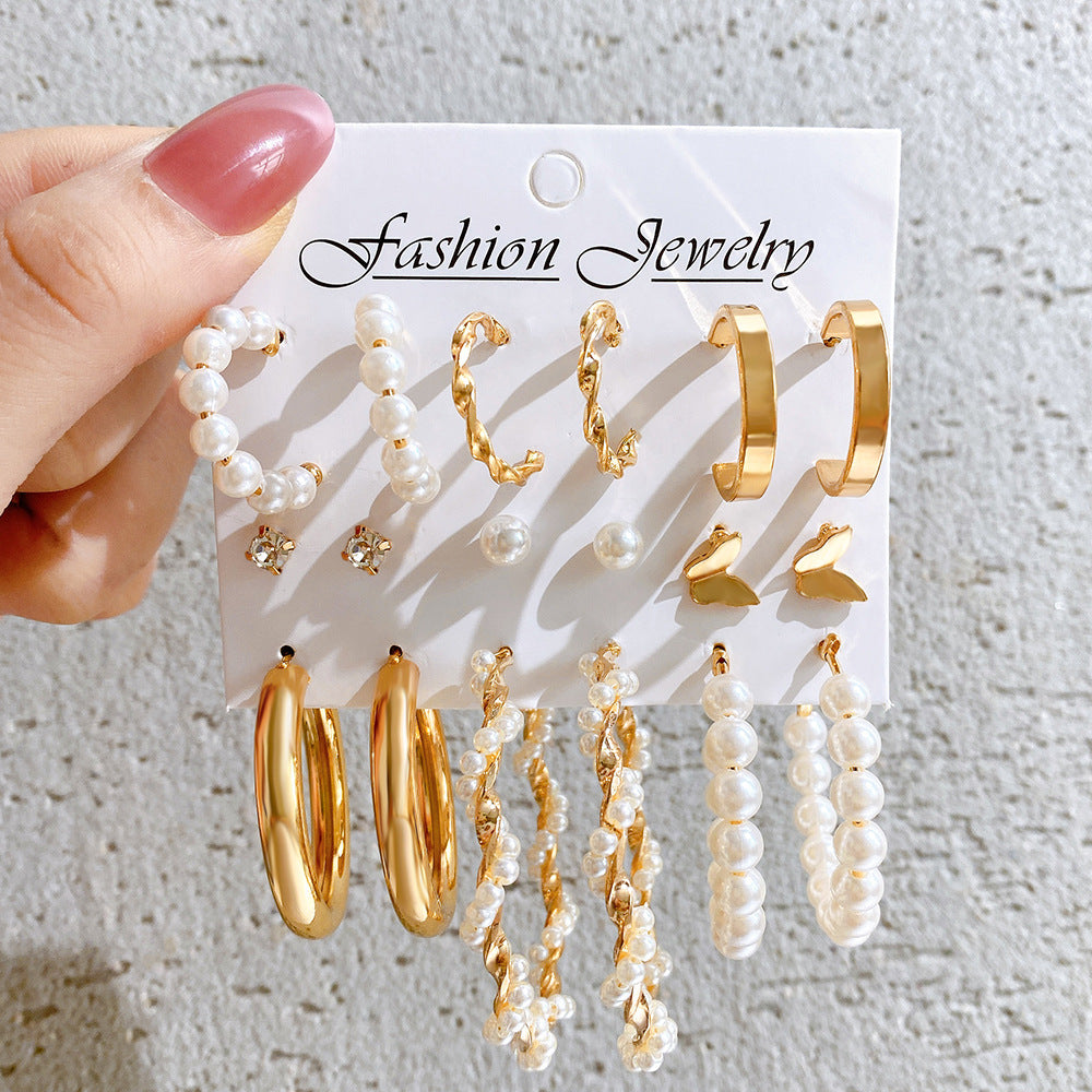 Creative Butterfly Simple Shaped Female Winding Artificial Rings