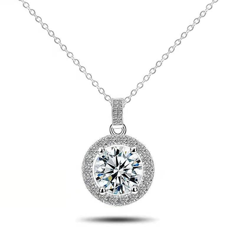 Live Broadcast Karat Imitation Moissanite Stone Pendants