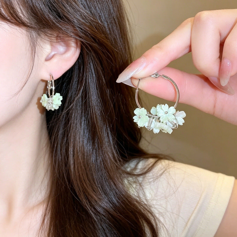 Women's Diamond For Chic Elegant Fresh Sweet Stud Earrings