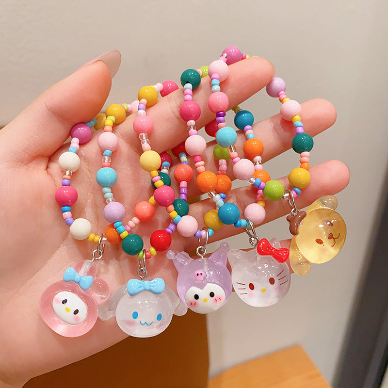 Women's Cartoon Little Good-looking Beaded Suit Cute Bracelets