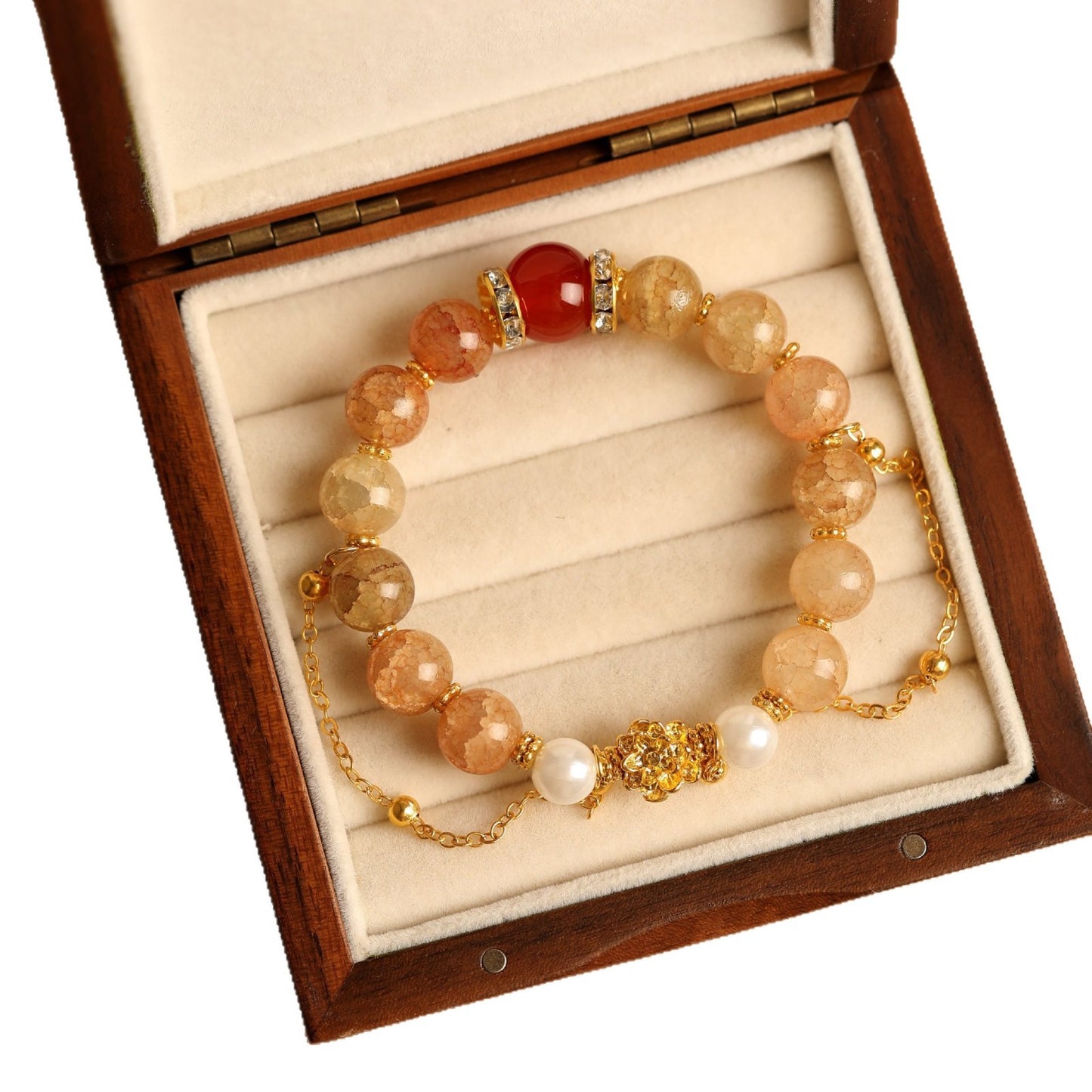Women's Small Goods Chinese Style Trollius Antique Girlfriends Bracelet