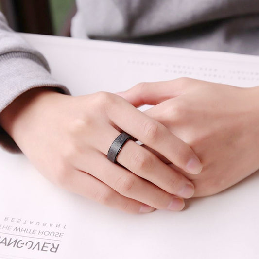 Men's Steel Frosted Fashion Casual Hand Jewelry Rings