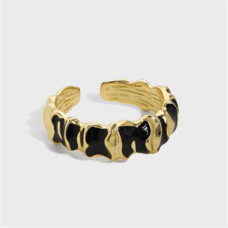 Female Fashion Design Temperament Personalized Cold Style Opening Ring