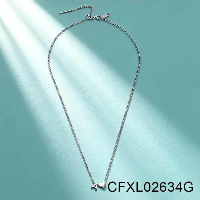 Women's Light Luxury High-grade Titanium Steel Simple Geometric Necklace