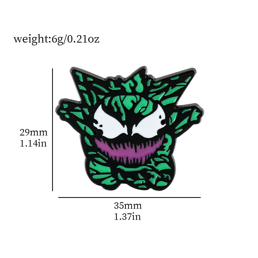 Cartoons Animation Brooch Poke Ball Badge Brooches