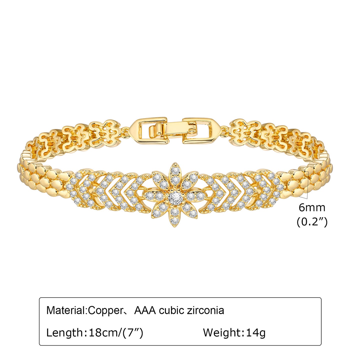 Women's Heart-shaped Flower Pig Nose Personality Versatile Bracelets