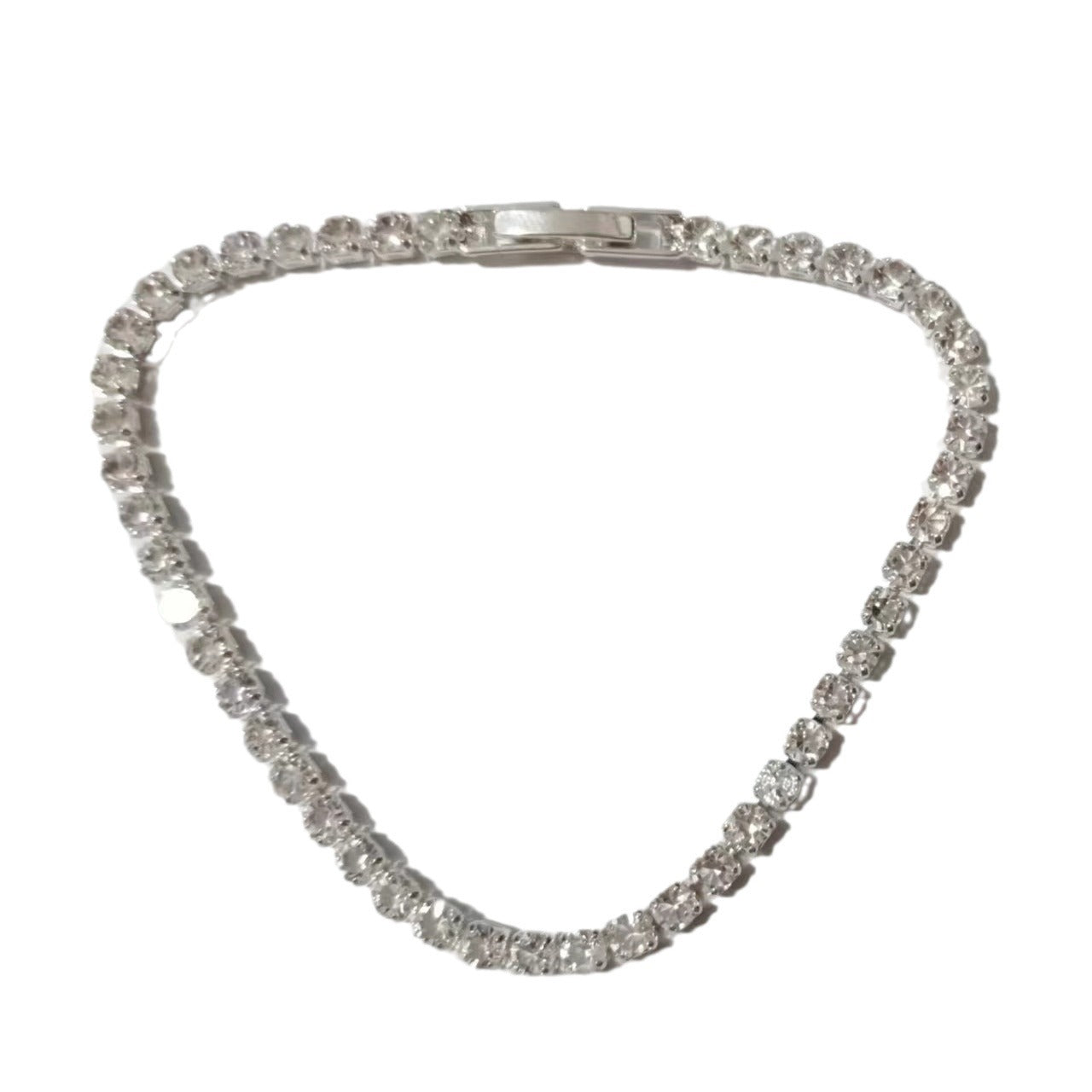 Full Diamond Single Row Tennis Hand Bracelets