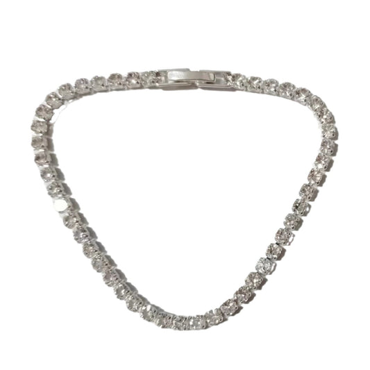 Full Diamond Single Row Tennis Hand Bracelets