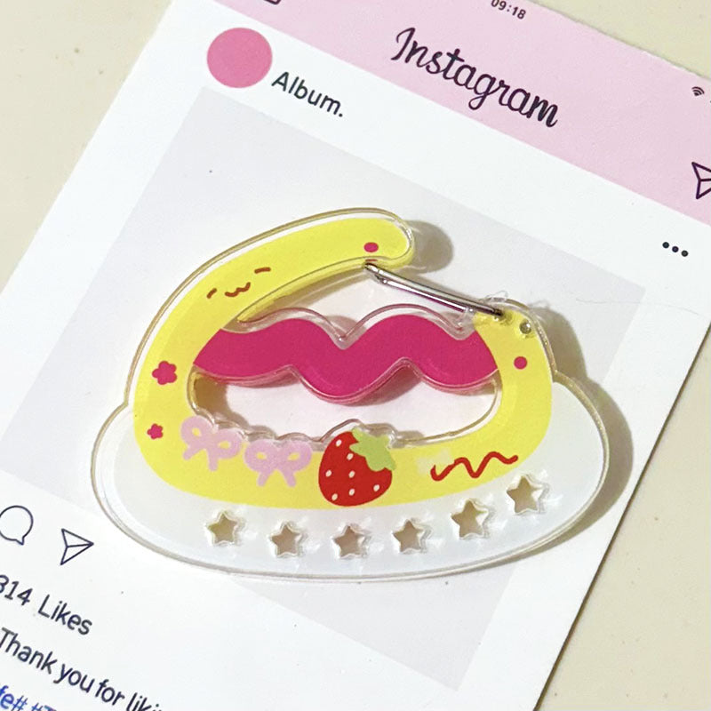 Acrylic Shaped Multifunctional Key Cartoon Shape Jewelry Accessories