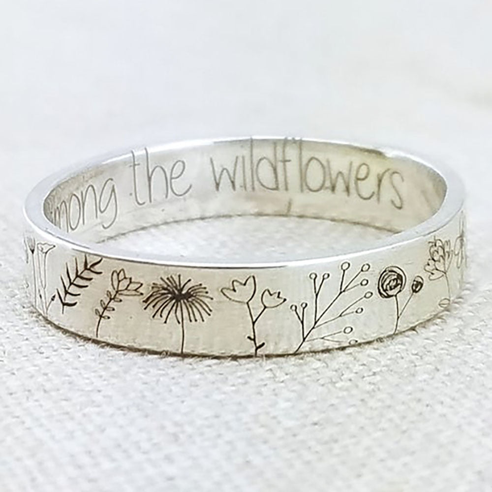 Elegant Graceful Innovative Popular Simple Dandelion Ring
