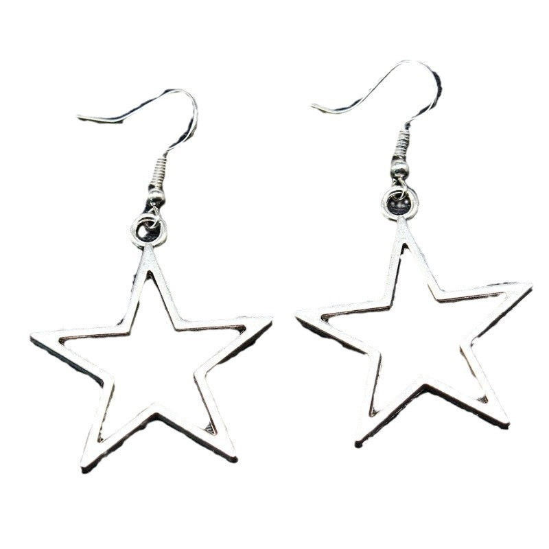 Women's Hollow Out Big Five-pointed Star Simple Fashion Rings