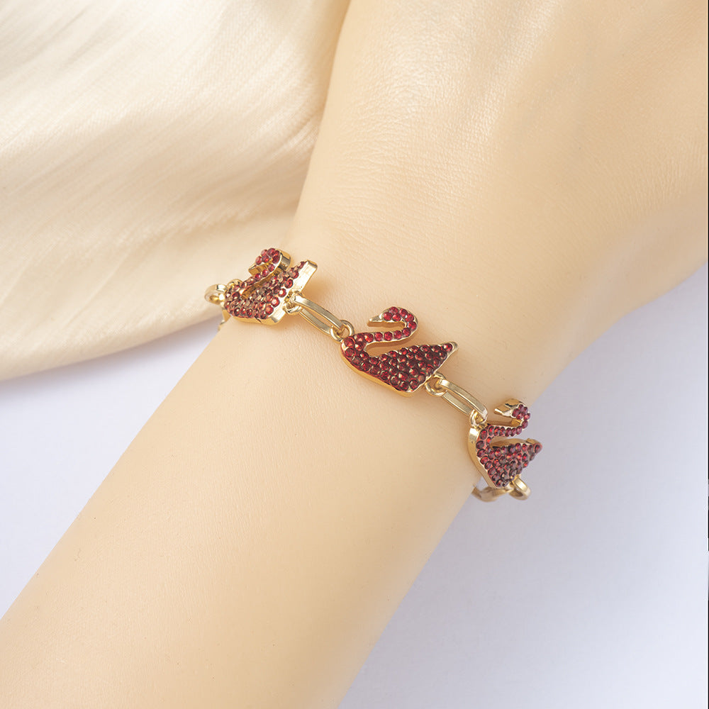 Women's Swan Female Niche High Sense Bracelets