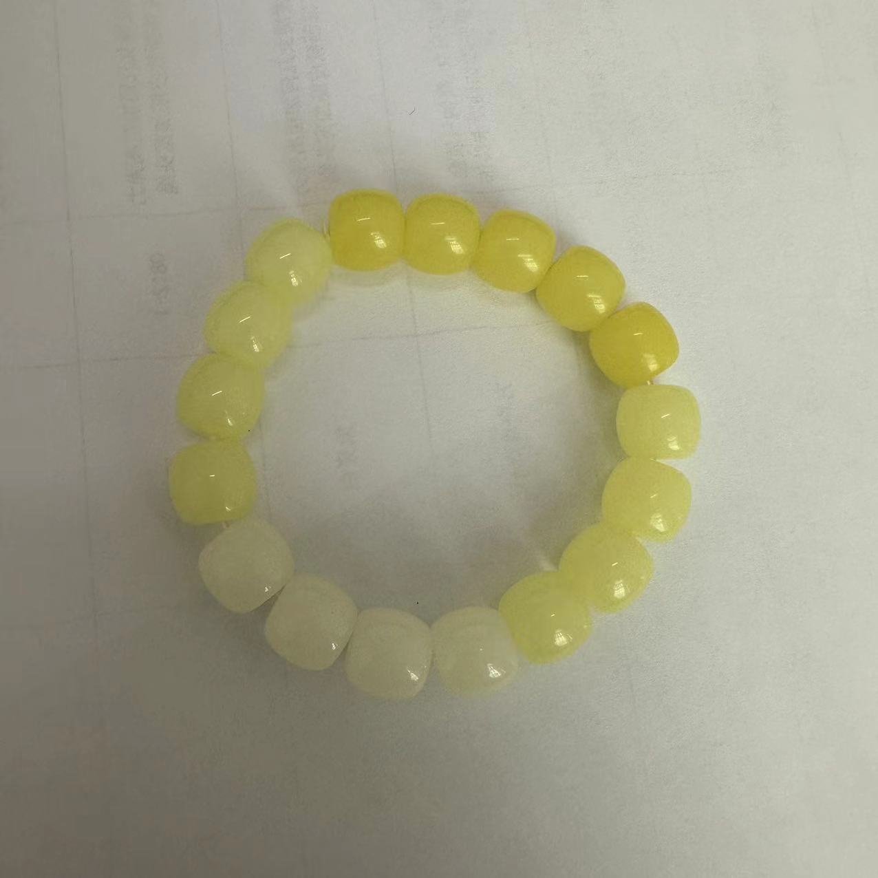 Luminous Imitation Bodhi Gradient Color Hand Toy Pliable Temperament Bracelets