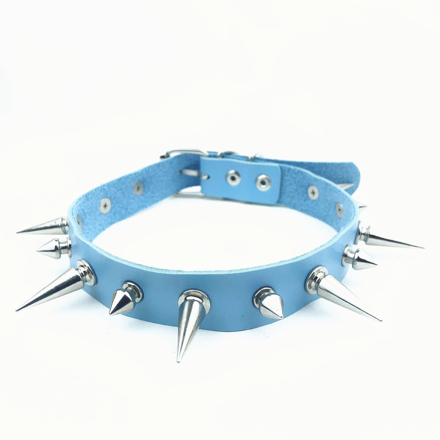 Women's Punk Leather Nail Fashion Alternative Clavicle Necklaces