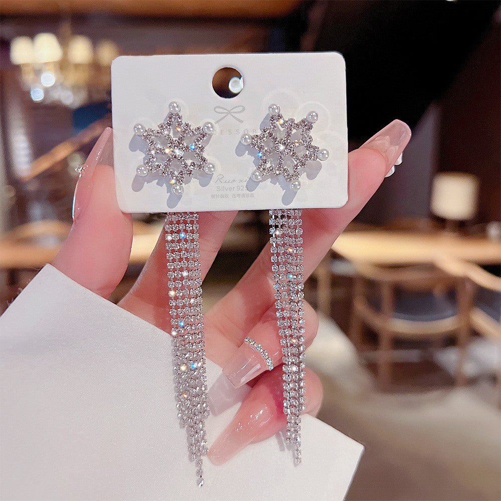 Needle Korean Style Light Luxury Exaggerated Geometric Earrings