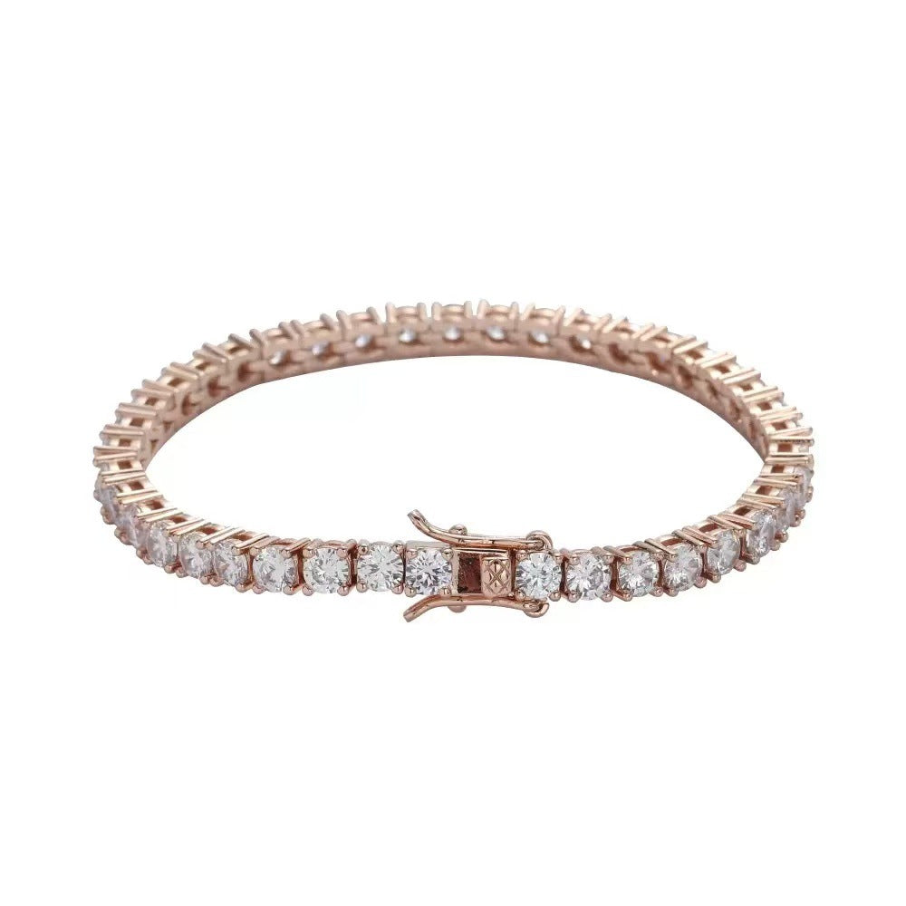 Women's & Men's Drill Hip Hop Tennis Chain Light Bracelets