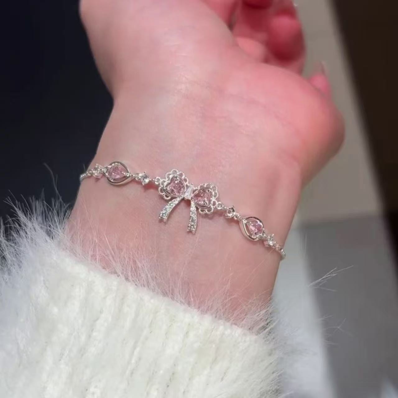 Women's Bow Lace Light Luxury High-grade Design Bracelet