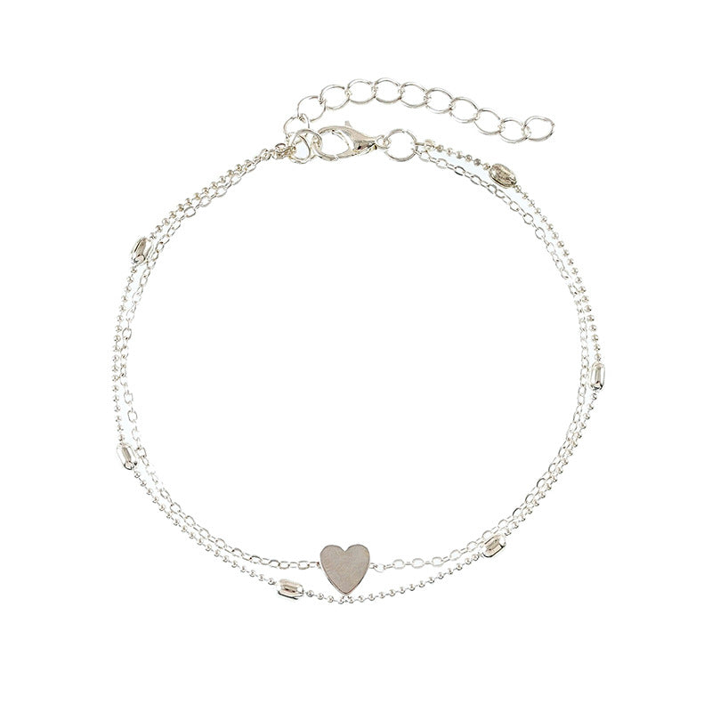 Love Personality Simplicity Beach Female Foot Anklets