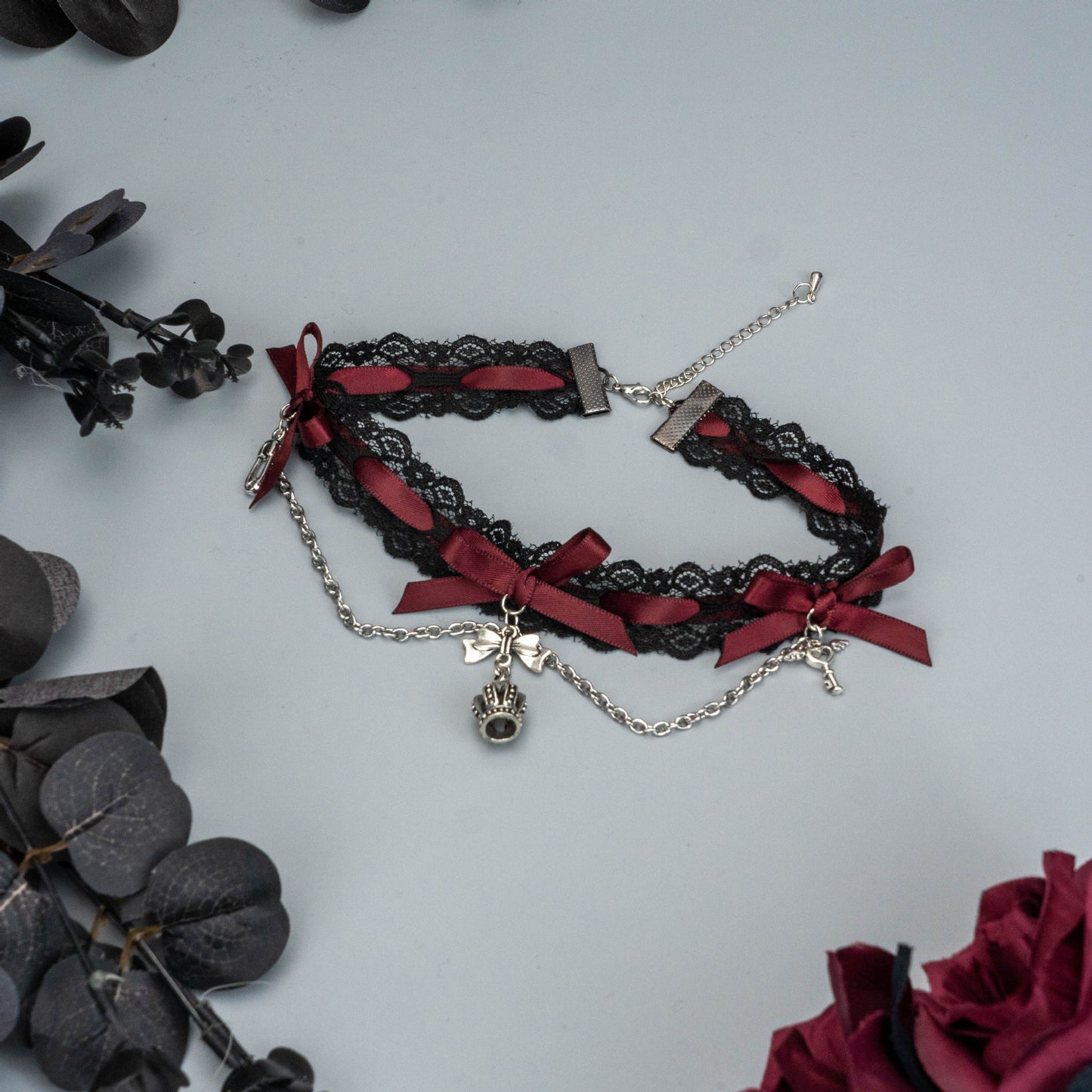 Dark Lolita Handmade Mine Series Black Necklaces