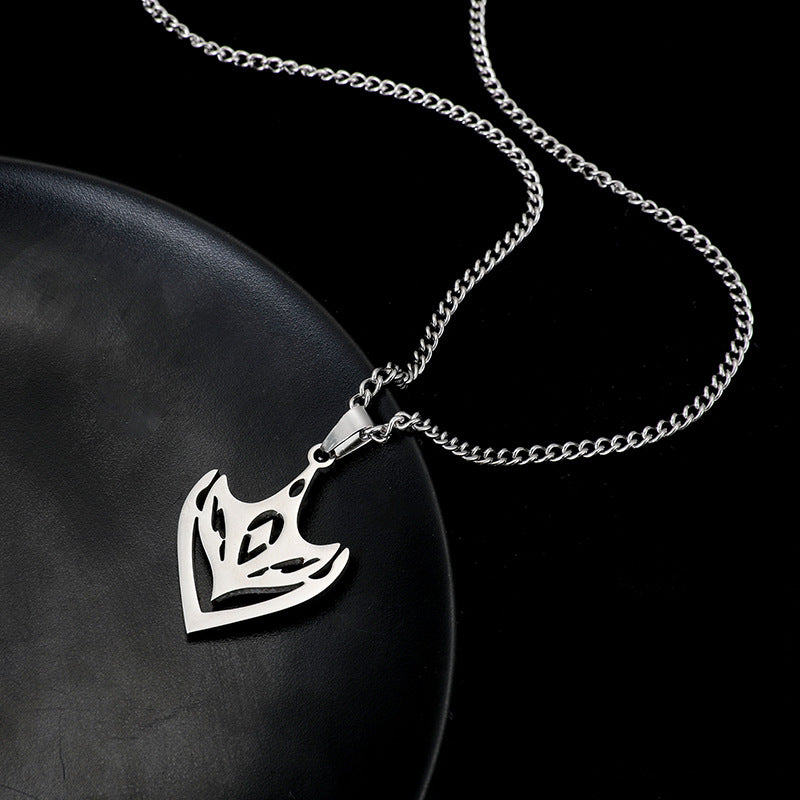 Women's & Men's Fashion Mask Titanium Steel Two-dimensional Original God Surrounding The Pendants