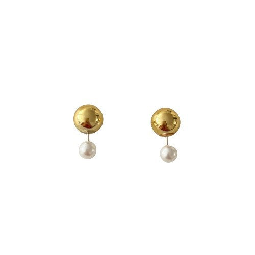 Women's Trendy Simple Pearl Temperamental Minority Design Earrings