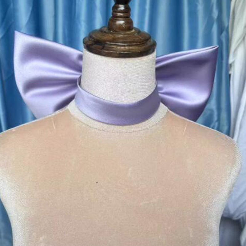 Talking Tom Cat Purple Bow Neck Girlfriend Dream Necklaces