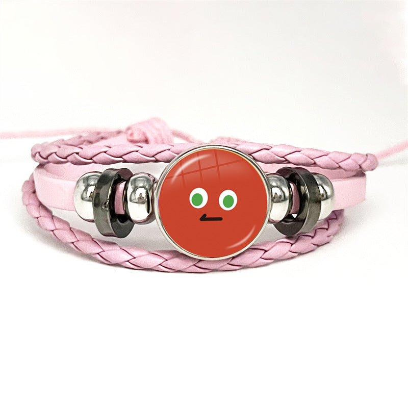 May Day Facial Expression Package Ball Cartoon Pattern Time Bracelet