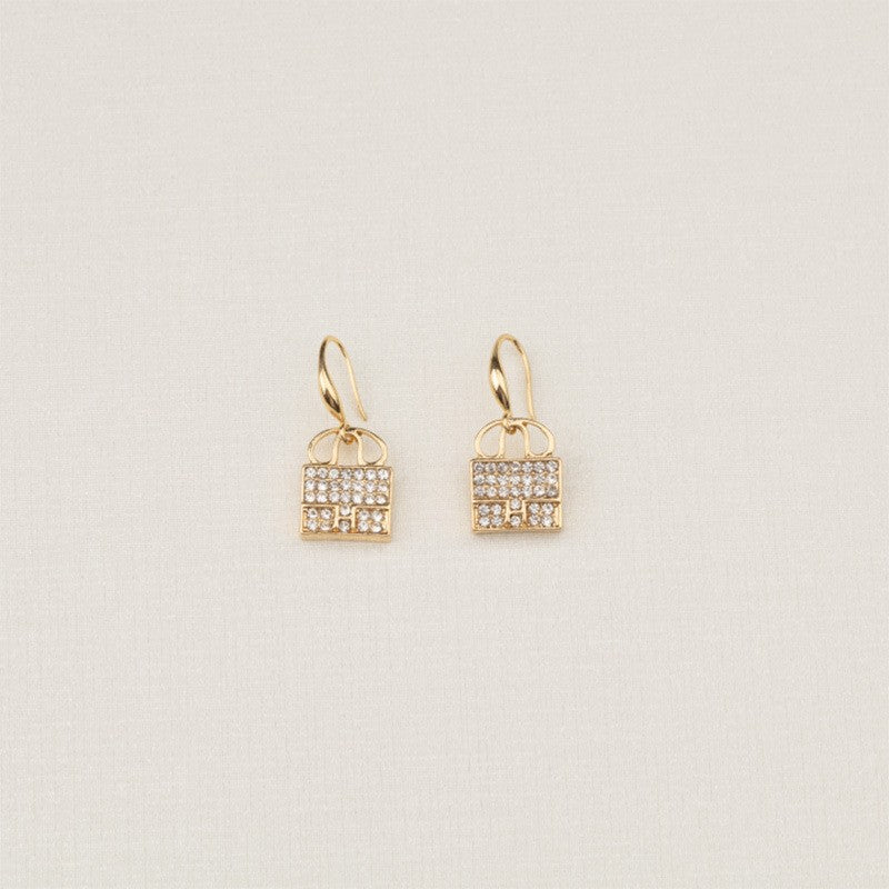 Fashion Letter Bag West Design Light Luxury High-grade Ear Rings