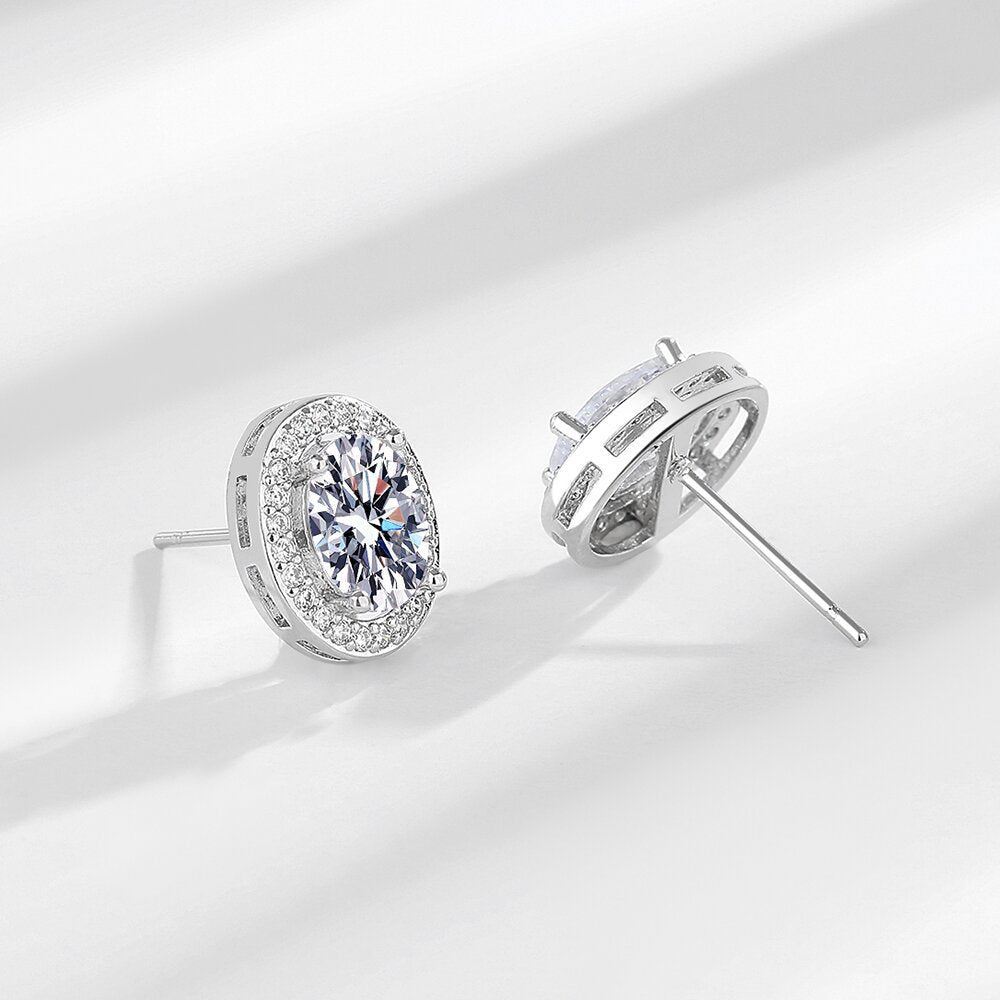 Women's Broadcast High-grade Personalized Sier-plated Color Zircon Affordable Luxury Style For Rings