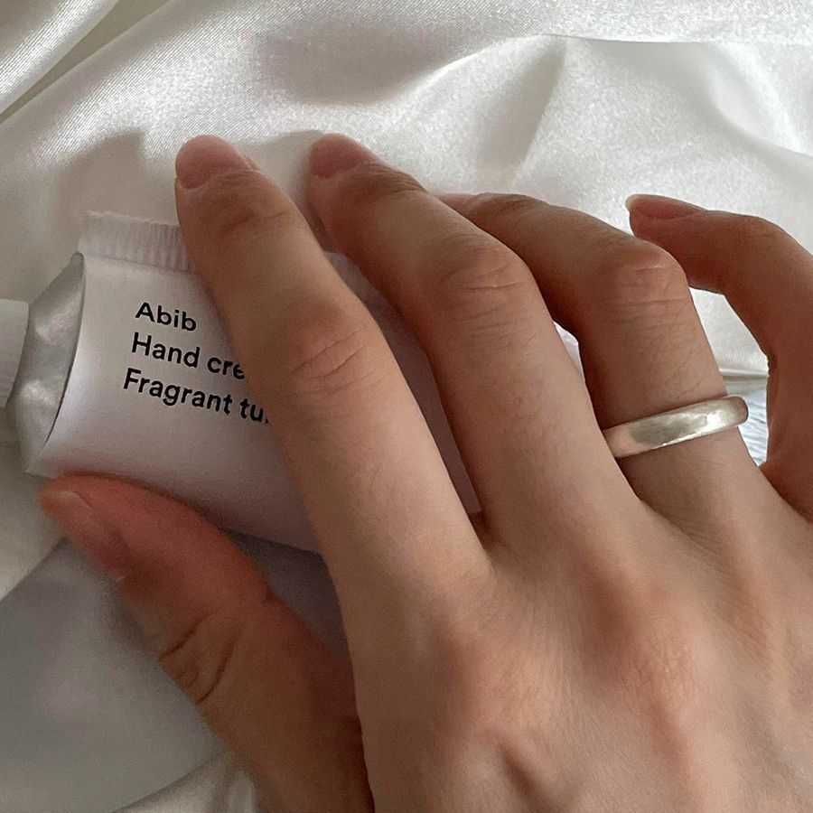 Women's Frosted Brushed Matte Surface Simple Versatile Personality Trendy Style Ring