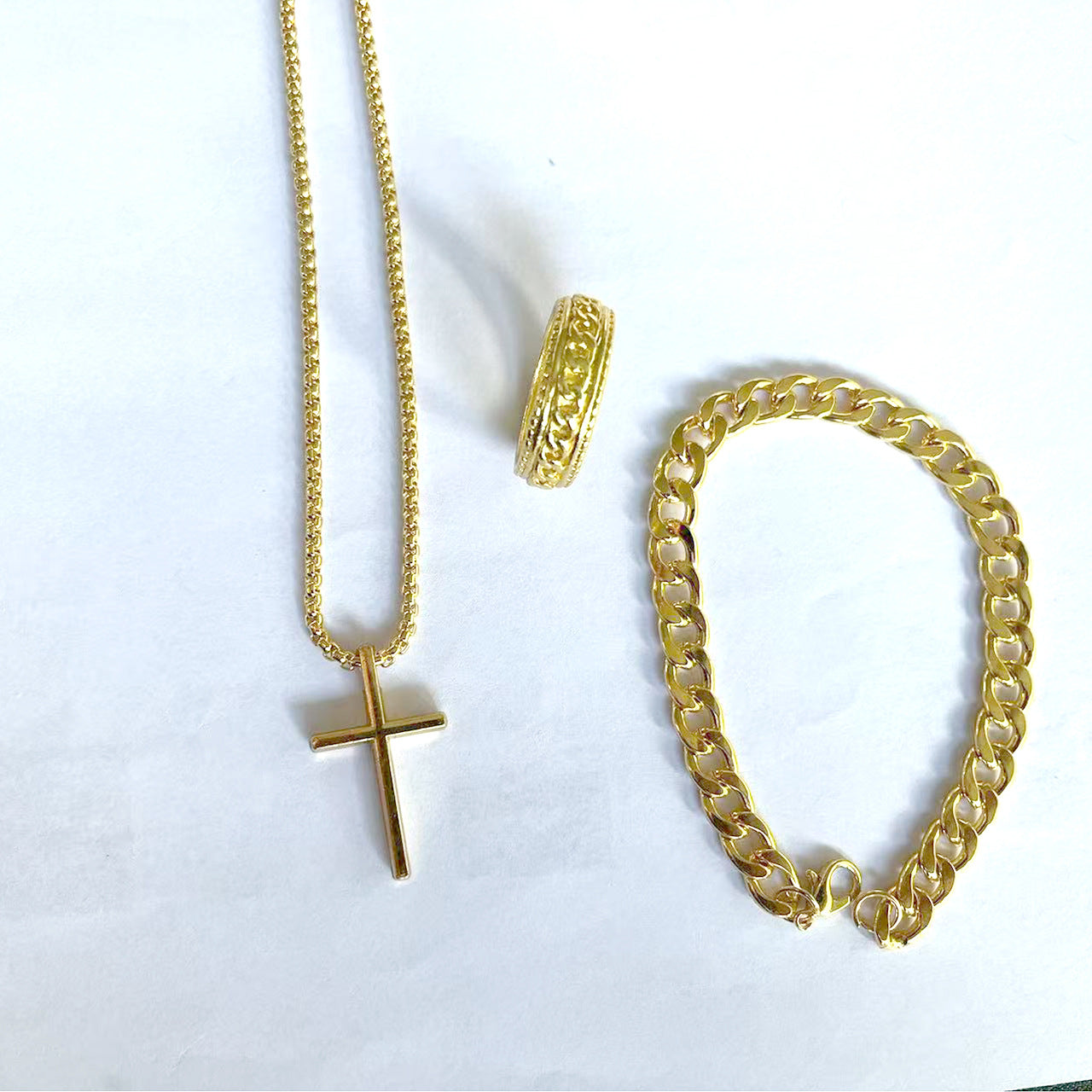 Stylish Fashion Graceful Cross Chain Sets Jewelry Set