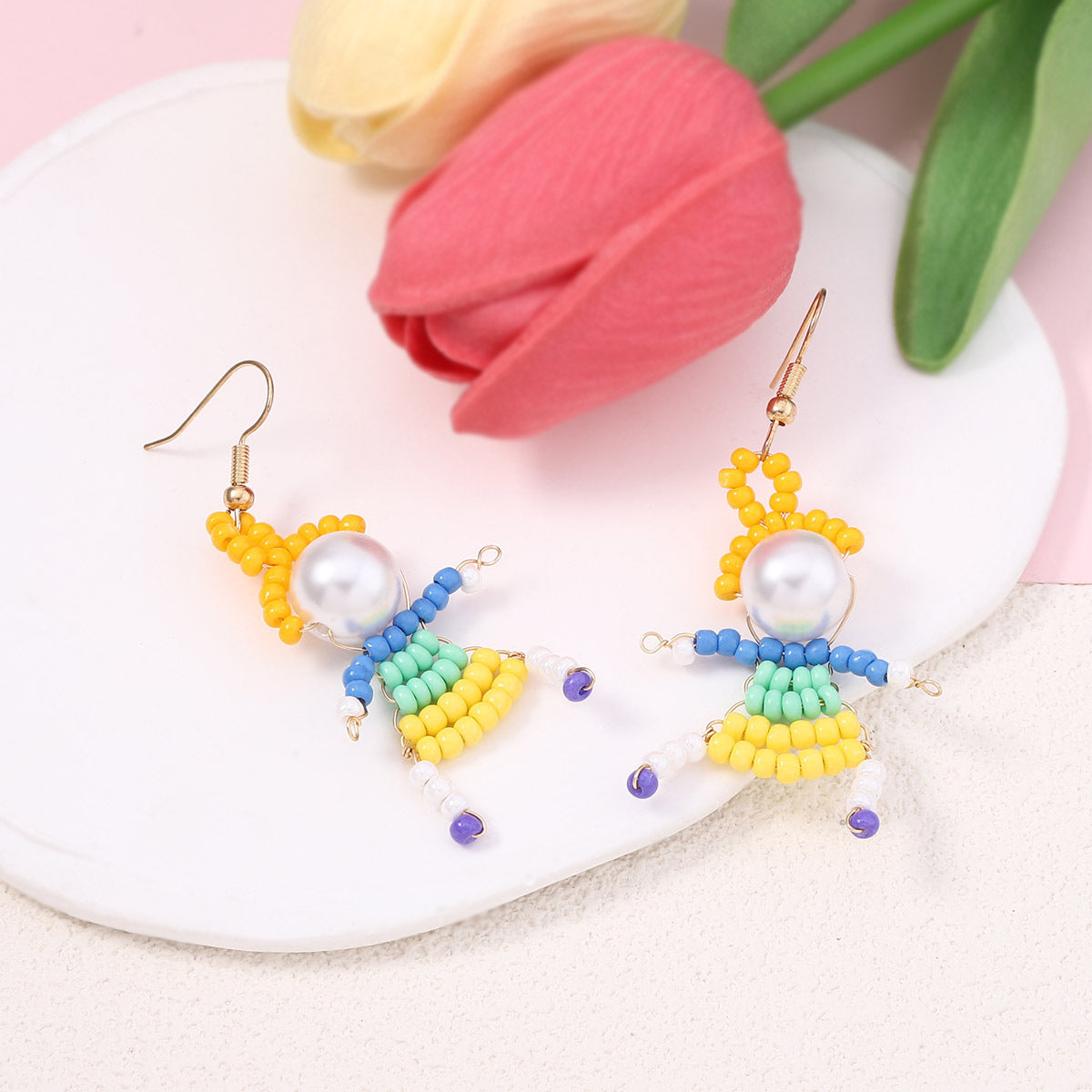 Beaded 3d Special Niche Funny Cute Ear Hook
