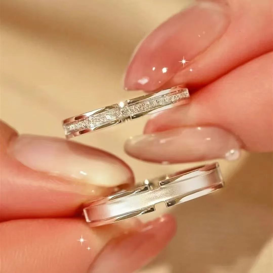 Women's Couple Confession Light Luxury Design Sense Rings