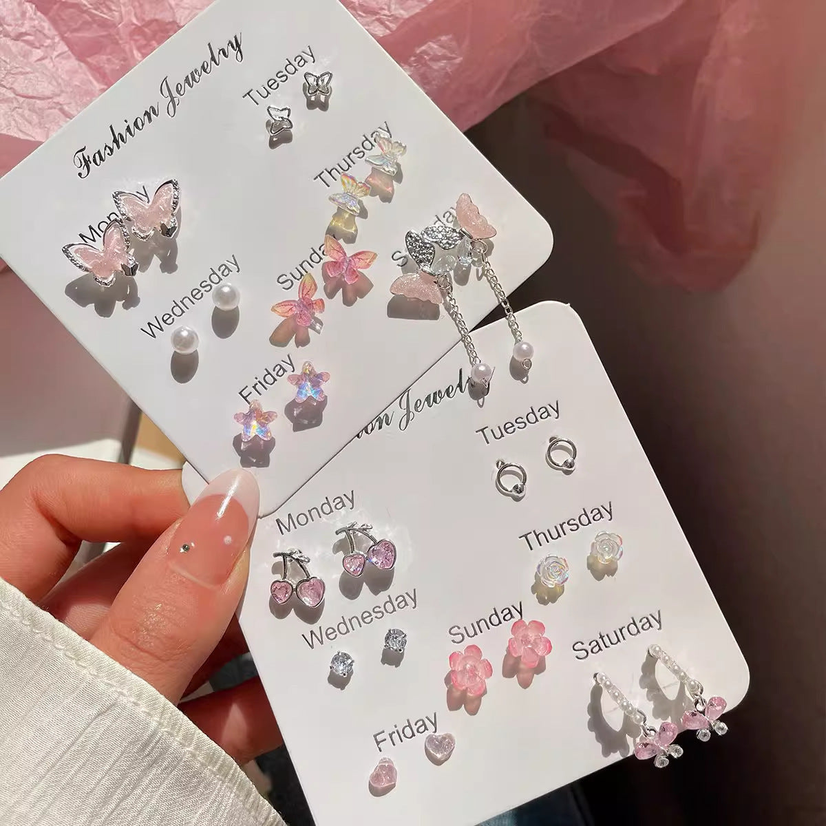 Pearl Frosty Style Temperament Entry Lux Ear Clip High-grade Earrings