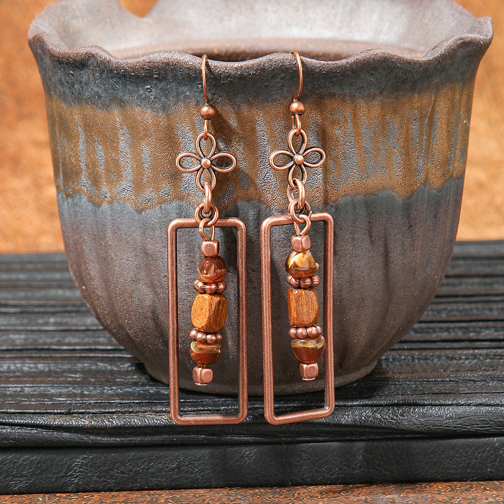 Attractive Antique Bohemian Ethnic Style Handmade Earrings