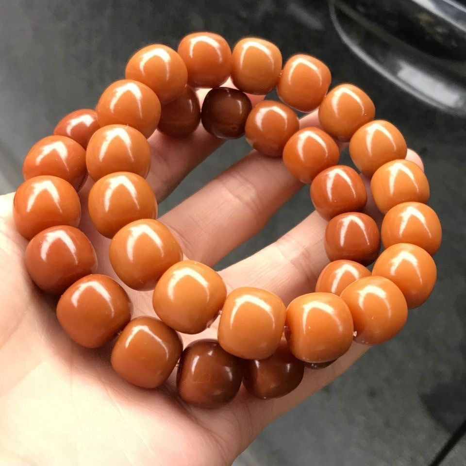 Caramel Full Color Single Circle Chicken Bracelet